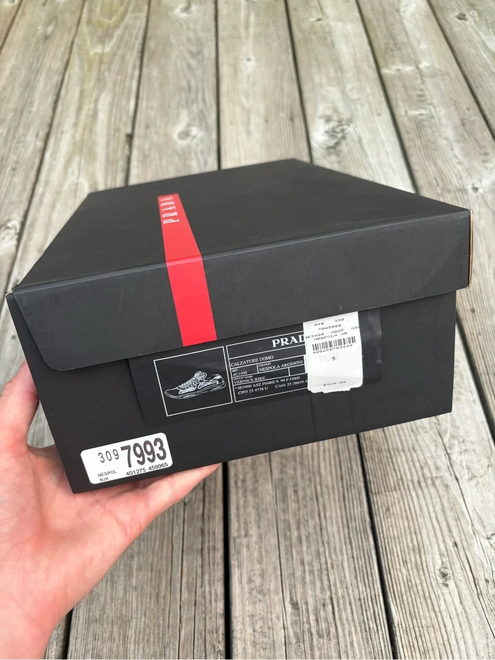 Prada Americas Cup Patent Leather Burnt Orange Size 10